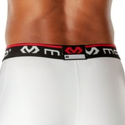 McDavid Sport Compression Athletic Shorts, White, Adult, Men's Medium