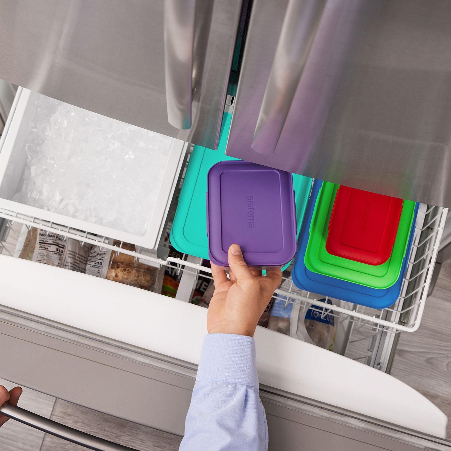 Sistema Nest It Food Storage Containers with Lids, 5-Pack, 5-Pack