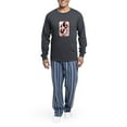 thumbnail image 5 of CafePress - Happy Christmas Krampus - Men's Long Sleeve Charcoal Pajama Set, 5 of 7