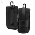 thumbnail image 2 of Gustave Sunglasses Case Glasses Shockproof Protective Box Eyeglasses Hard Carrying Case Flashlight Pouch with Belt Clip, Black, 2 of 10