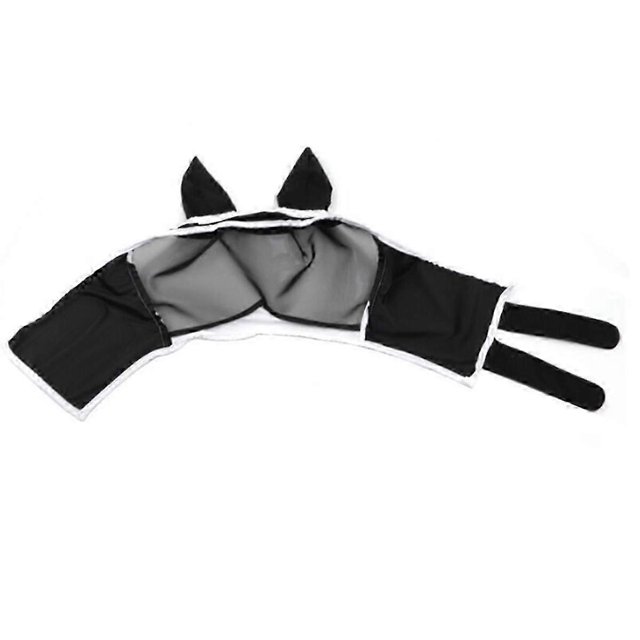 Horse Fly Mask with Ears, Horse Mask Anti-Mosquito and Insect, Ma Chao Comfort Fly Mask,Horse Head M