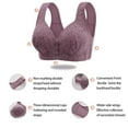 thumbnail image 4 of purcolt Women's Front Closure Wireless Bras No Underwire Full Coverage Push Up Bra Comfort Everyday Bras Post Surgery Bra Mastectomy Bralettes, 4 of 6