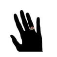 thumbnail image 2 of JackAni 14k Gold Simulated July Birthstone CZ 2026 Class Graduation Ring - Size 10.50, 2 of 5