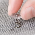 thumbnail image 4 of 20 Pcs Twist Pins Upholstery Clear Heads Slip Cover Fasteners Headliner Pins in Place for Sofa Car Van Home Furniture Hold Bed Skirt, 4 of 5