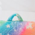 thumbnail image 6 of Reading Pillow Glow in The Dark Bed Rest Wedge Kids Glow Backrest Pillow Dinosaur Print with Arms Back Support for Sitting Up in Bed Cushion, Pink-Yellow, 6 of 8