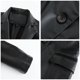 thumbnail image 2 of Gibobby Blazer para mujer Blazer de manga larga para mujer con un botón color sólido para negocios delgado y de gran tamaño(Negro,M), 2 of 4