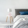 thumbnail image 4 of Elegant Designs 24" Modern Rippled Colored Glass Table Lamp - Pink, 4 of 5