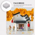 thumbnail image 2 of 280pcs Miniature Bricks Landscaping Accessories DIY Fake Bricks for Sand Box, 2 of 9