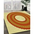 thumbnail image 3 of Ahgly Company Machine Washable Indoor Rectangle Transitional Orange Red Orange Area Rugs, 8' x 10', 3 of 7