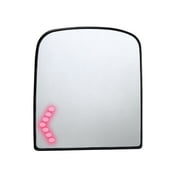 APA Replacement for Towing Mirror Glass Upper Part Heated with Signal Light 2007 - 2014 GM Pickup Van Silverado Sierra Driver Left Side GM1324143