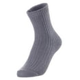 thumbnail image 4 of Lovely Annie Unisex Children's 4 Pairs Comfy, Durable Wool Crew Socks. Perfect as Winter Snow Sock and All Seasons LK08 Size 11Y-15Y Dark Grey, Coffee, Grey, Beige, 4 of 4