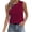 Wine, variant on Tbopshirt Tank tops for Women,Womens tops,Women Fashion Summer Sleeveless Solid Color Light Loose Ventilation T-Shirt,T-shirt Vest Tee Blouse,Womens Fashion