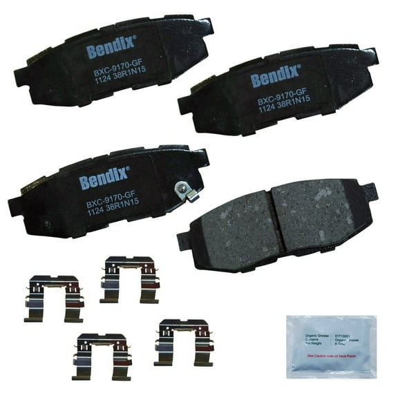 Disc Brake Pad Set Fits select: 2013-2016 TOYOTA SCION FR-S, 2010-2011 SUBARU OUTBACK