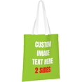 thumbnail image 2 of Custom Tote Bag Bags With Logo Personalized Custom Bags Shopping Bags Reusable Grocery Bags Bulk - Add Your Text Image, 2 of 8