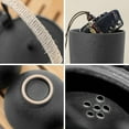 thumbnail image 2 of Japanese Travel Tea Set, Black China Tea Service With Teapot, Mini Chinese Tea Sets For Adults, Mens Gifts, 2 of 5