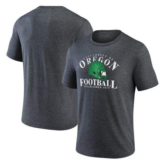 Men's Charcoal Oregon Ducks The Goods Tri-Blend T-Shirt
