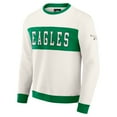 thumbnail image 2 of Men's Darius Rucker Collection by Fanatics  Cream Philadelphia Eagles Colorblock Pullover Sweatshirt, 2 of 6