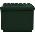 thumbnail image 6 of Meridian Furniture Cascade Green Boucle Fabric Chair, 6 of 18