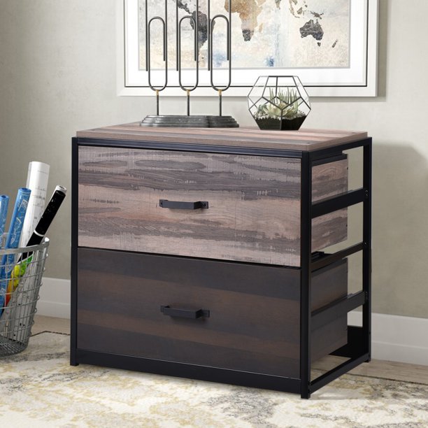 Modernluxe 2 Drawers Vertical File Cabinet Walmart Com Walmart Com