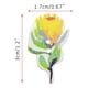 thumbnail image 3 of 50 botones de madera con forma de flor para manualidades de costura | Botones planos de 2 agujeros para ropa infantil, sombreros y scrapbooking | Botones decorativos multicolores para proyectos de, 3 of 9