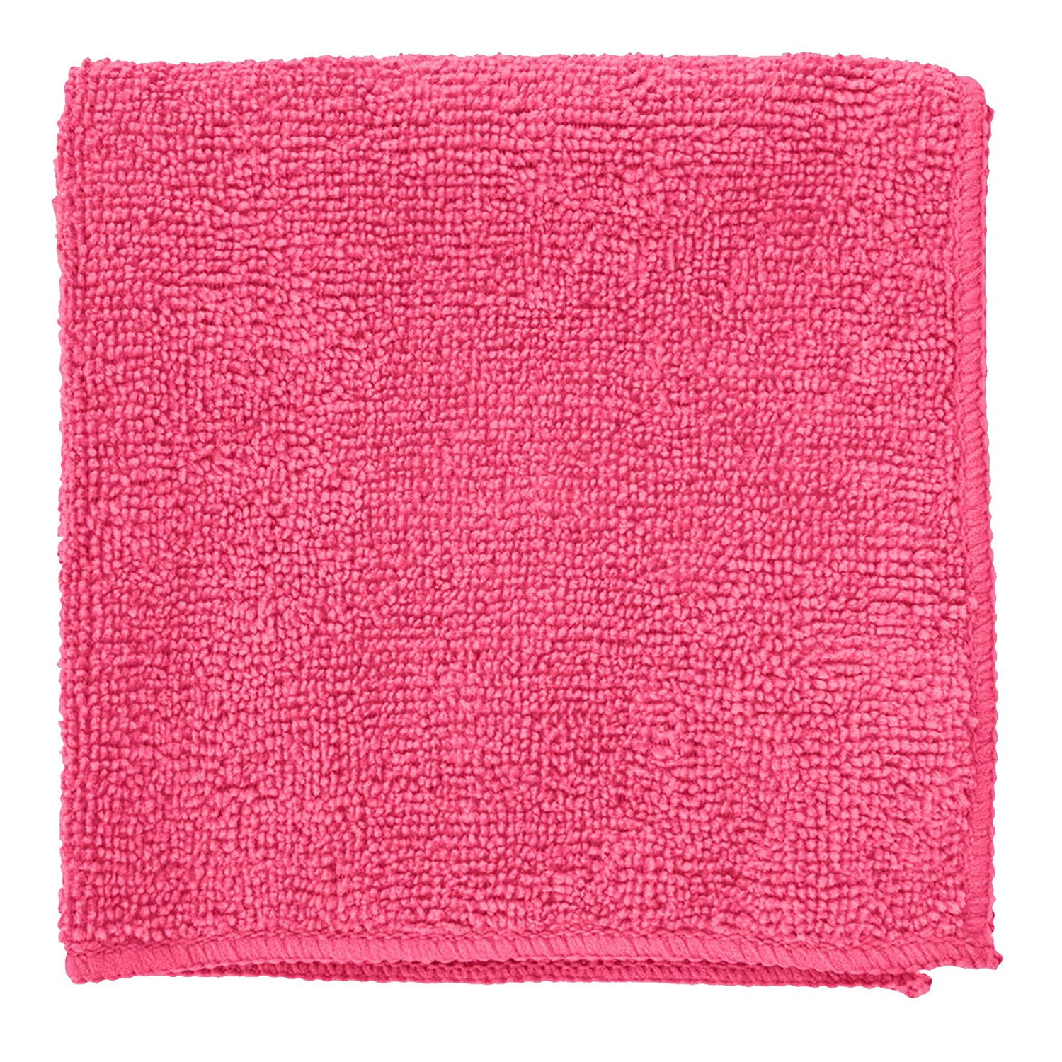 Etienne Alair Super Soft Microfiber Cleaning Cloth - Set of 24 Pink Washcloths - 12 x 12 Inches