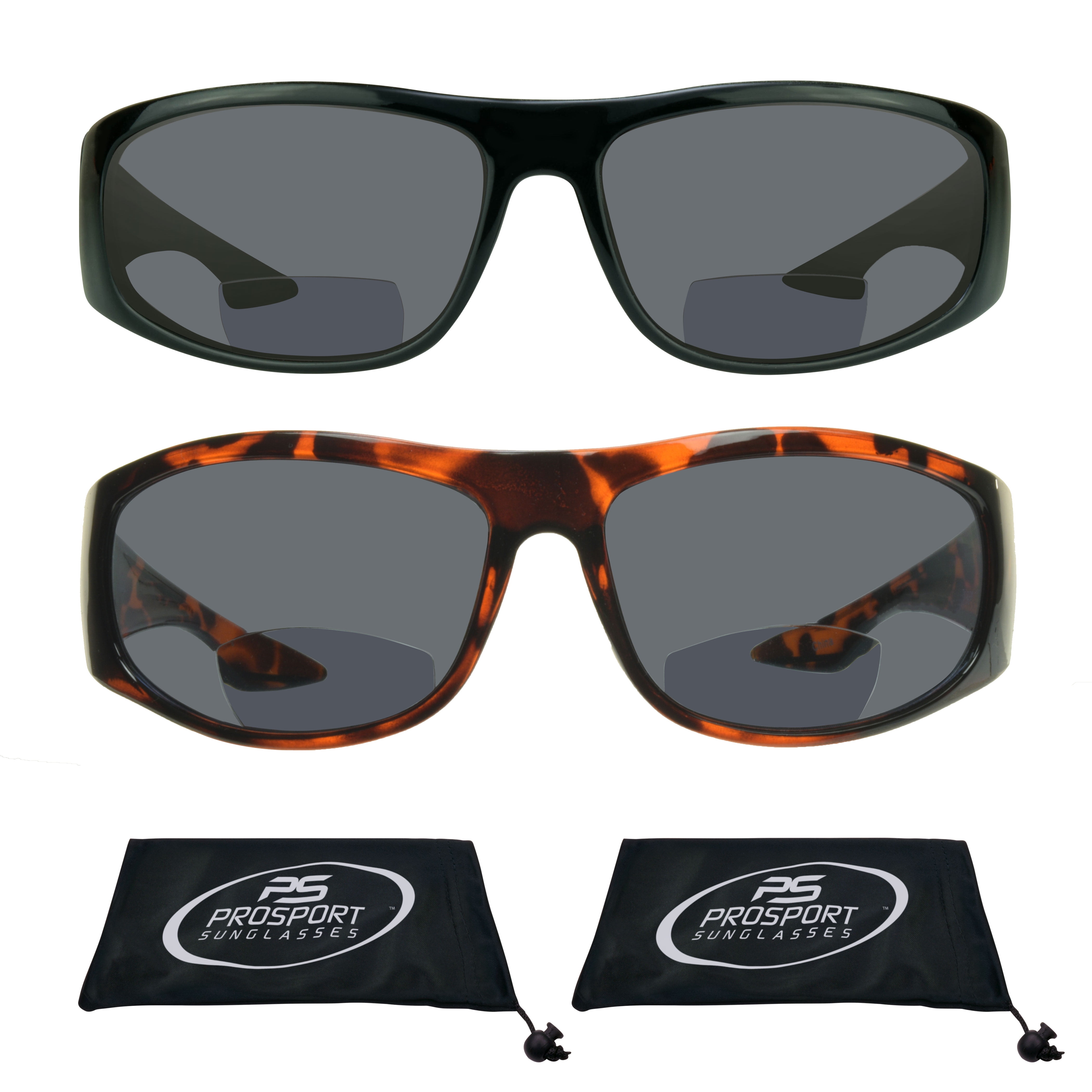 CYCLING SUNGLASSES SUN READERS WITH UNIQUE BIFOCAL SECTIONS SPORT +2.50 
