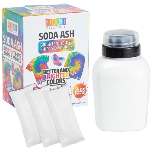 2 lbs Soda Ash Tie Dye Kit for DIY TShirts with Portable Container