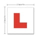 thumbnail image 3 of Pegatina de coche Magnetic Learner L Plates | Placa L magnética de alta visibilidad para conductores principiantes | Ventosas reutilizables | Colores ultrabrillantes | Se adapta a coches, camiones, 3 of 7