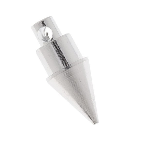 El reemplazo del enchufe del extremo del poste de la tienda de campaña de aleación de aluminio duradero se adapta a suelos blandos, 16 mm Cola Extremidad del extremo del poste de la tienda