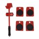 thumbnail image 2 of Diapositivas Para Mover Muebles, Transportador De Ruedas Universal Con Soporte De Carga Alta Con Barra De Palanca Para Gabinetes Móviles Y Electrodomésticos, 2 of 7