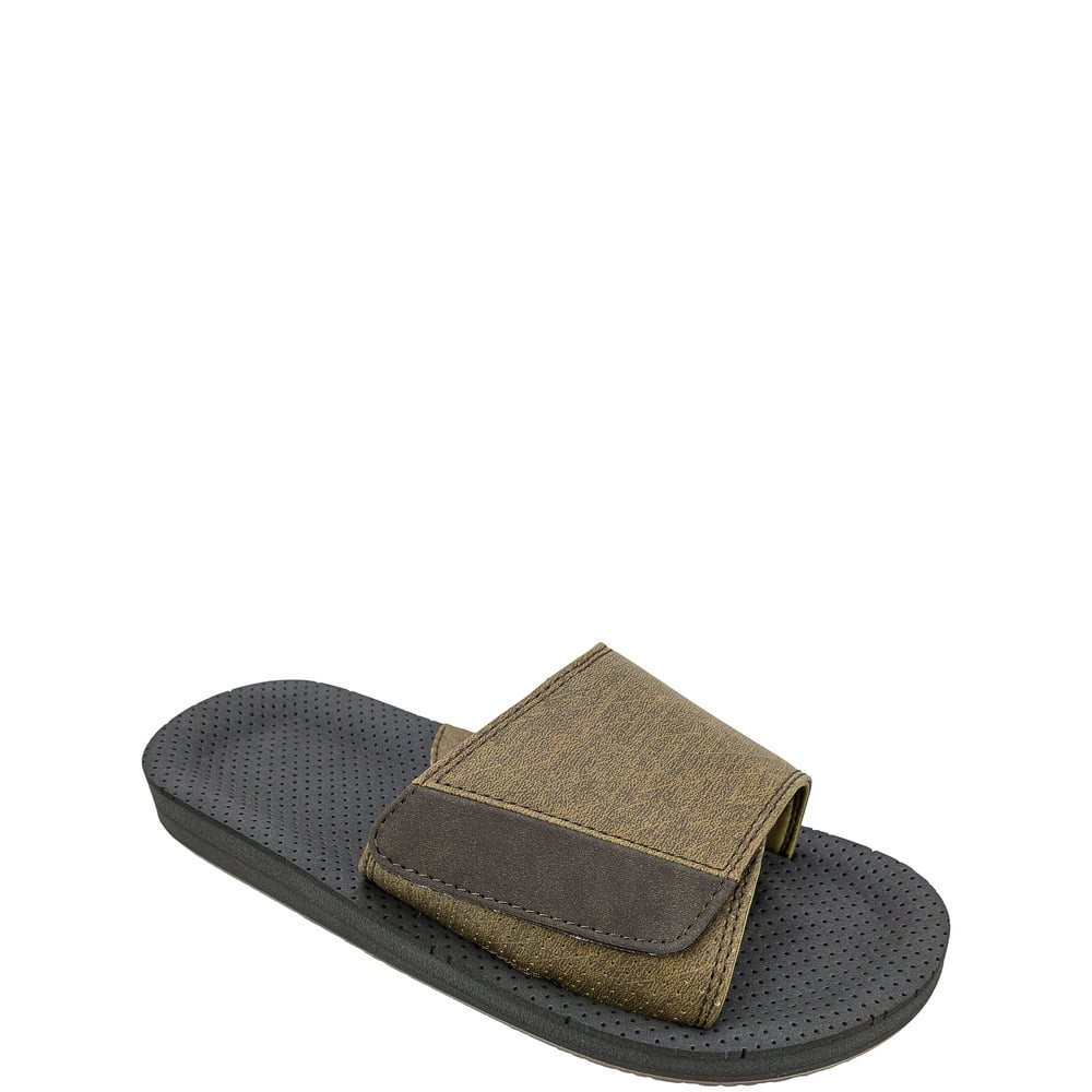 Men's Perforated Slide Sandal