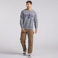 thumbnail image 5 of Men's Fanatics  Heather Gray New York Giants Loop Terry Pullover Sweatshirt, 5 of 7