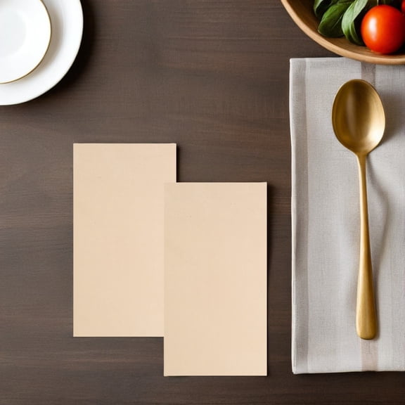 TABLZONE 2-Pack Beige Double-Layer Paper Napkins Soft and for Christmas Table Decor, Parties, Bars, and Everyday Use