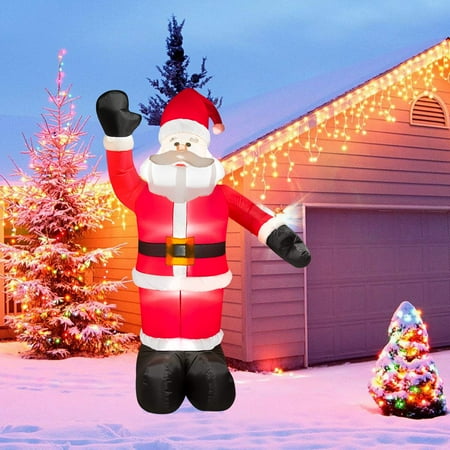 Coolmade 8ft Christmas Inflatable Santa Claus For Christmas Blow