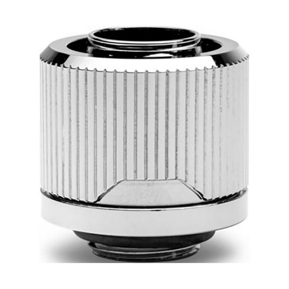 EKWB EK-Quantum Torque STC-12/16 Compression Fitting for Soft Tubing, 12/16mm (7/16" ID, 5/8" OD), Nickel