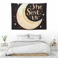 thumbnail image 3 of GOSMITH  Bible Verse Christian Tapestry  Inches Inspirational Quotes Teen Girls Boho Moon Phase Star Let You Light Shine Kid Hanging Bedroom Living Room Dorm Wall Blankets Home Decor Fabric, 3 of 7