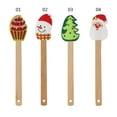 thumbnail image 3 of OOKWE Xmas Dish Scraper Cooking Spatulas Snowmen Pancake Spatula Cute Santa Claus Tree Shape Durable Kitchen Baking Tools, 3 of 13