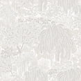 thumbnail image 2 of White Metallic Garden Tropical Wallpaper, Double Roll, 57 sqft, 2 of 4