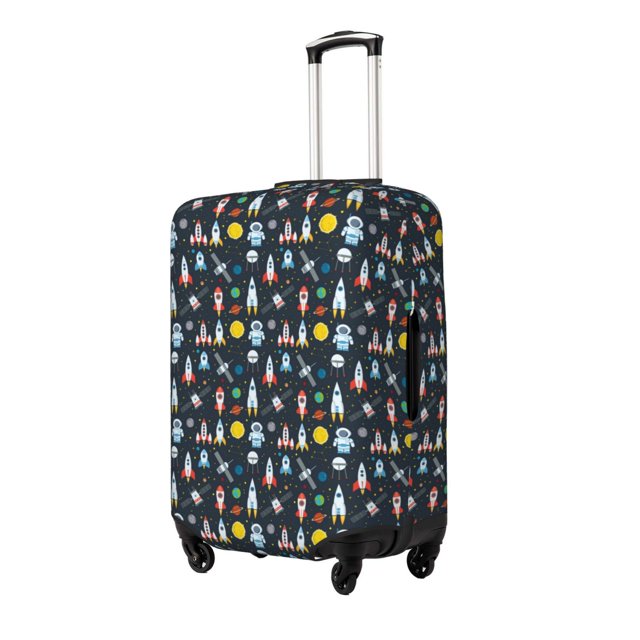 Fotbe Rocket Space Funda Protectora para Equipaje, Antirrayones y Resistente a la Suciedad, Compatible con Maletas de 18 a 32 Pulgadas-X-Large