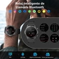 thumbnail image 3 of FreshFun Smartwatch 1.43" AMOLED con Llamada Bluetooth, Reloj Inteligente Hombre Impermeable IP67, Monitor de Frecuencia Cardíaca/Oxígeno en Sangre/Sueño, 100+ Modos Deportivos para Android/iOS, Negro, 3 of 5