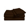 thumbnail image 2 of D.N.G. BEDDINGS Luxury 4 Piece Sheet Set with 24 Inch Deep Pocket 800 Thread Count 100% Egyptian Cotton Stripe Chocolate Color King Size, 2 of 3