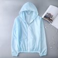 thumbnail image 2 of MesaSe Veste Légère à Capuche Protection Solaire UPF 50+ pour Femmes Extérieure Séchage Rapide Course Randonnée Manches Longues, 2 of 7