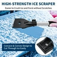 thumbnail image 6 of All-in-One Winter Car Tool | 44" Extendable 5-in-1 Snow Brush, Shovel & Ice Scraper – Stainless Steel, -40°C Resistant, 50Lbs Capacity (Black), 6 of 7