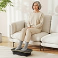 thumbnail image 3 of Goplus Vibration Plate Exercise Machine with 10 Speed Intensities Remote for Home Fitness Blackk, 3 of 10
