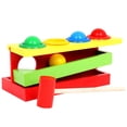 thumbnail image 2 of Pound & Toy Colorful Wooden Educional Pounding and Hammer Montessori, 2 of 7