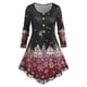 thumbnail image 1 of Camiseta con Puntilla Escotada de Forma de Copo de Nieve de Talla Extra Rosegal  Mangas largas de talla grande, 1 of 5