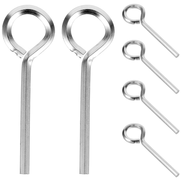 BRIGHTFUFU Llave hexagonal estándar de 6 piezas Llave hexagonal de metal Llave hexagonal de metal Llave de puerta hexagonal para dispositivos de salida