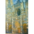 thumbnail image 2 of Monet, Claude 13x18 Black Ornate Wood Framed with Double Matting Museum Art Print Titled - Rouen Cathedral at dawn 1894, 2 of 4