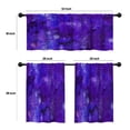 thumbnail image 4 of LALILO Kitchen Curtains and Valances Set of 3 36" Watercolor Window Treatment Tiers for Window Decor, 4 of 5