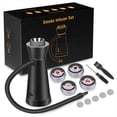 thumbnail image 1 of Fumador de Cócteles, Herramienta Eléctrica para Fumar Portátil para Alimentos y Bebidas, Ahumador de Mano con Inyector de Humo para Interiores y Exteriores(A), 1 of 6